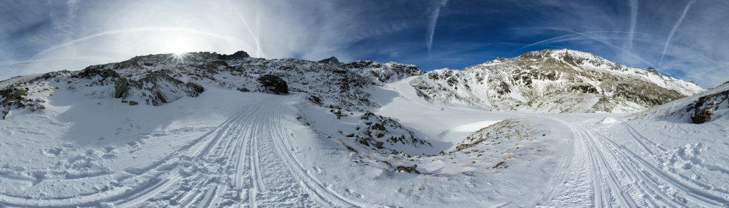 Interaktives Panorama des Mölltaler Gletschers in Österreich