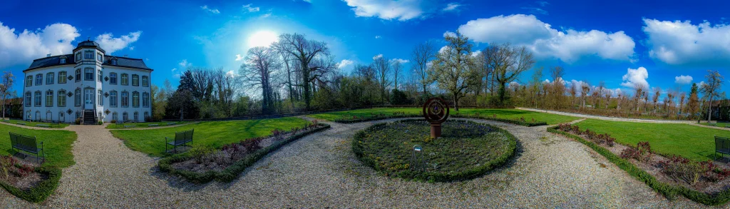 Interaktives Panorama des Schlosses Zweibrüggen in Übach-Palenberg