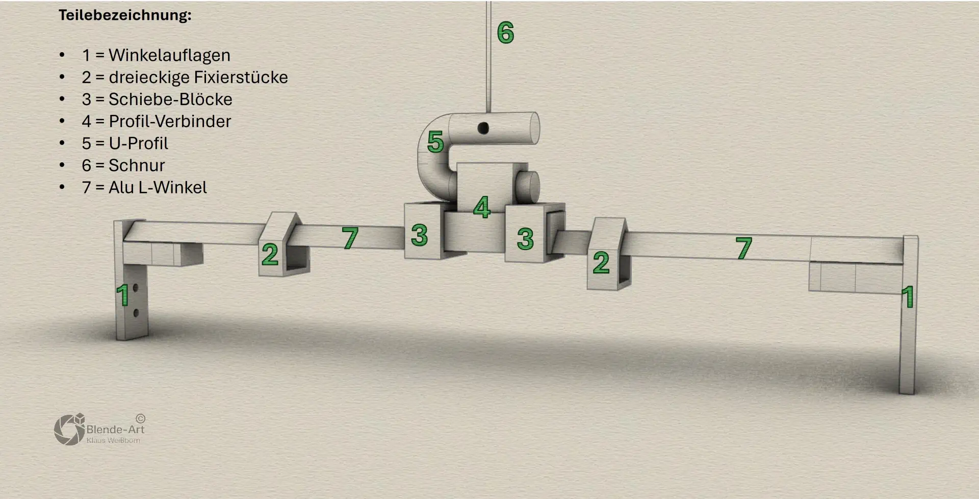 LED Arbeitsplatzbeleuchtung mit 3D-Druck