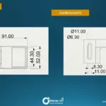 3D gedruckter Halter für Trapezgewindemutter TR10x2 mit Befestigung für Aluminiumprofile Nut 8