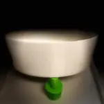 Fertig gedruckte Wasserschale aus ASA für Tropfenmaschine mit hohem C-Schliff