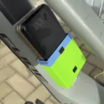 Fahrradrahmen Box aus dem 3D-Drucker zur Aufbewahrung einer Powerbank am Fahrradrahmen