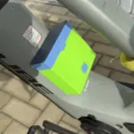 3D-gedruckte Fahrradrahmen Box mit Deckel zur Aufbewahrung einer Powerbank am Fahrradrahmen