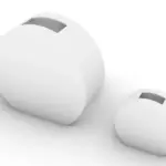 moderne minimalistische Design Vasen 2er Set 3D Druck Dekovasen