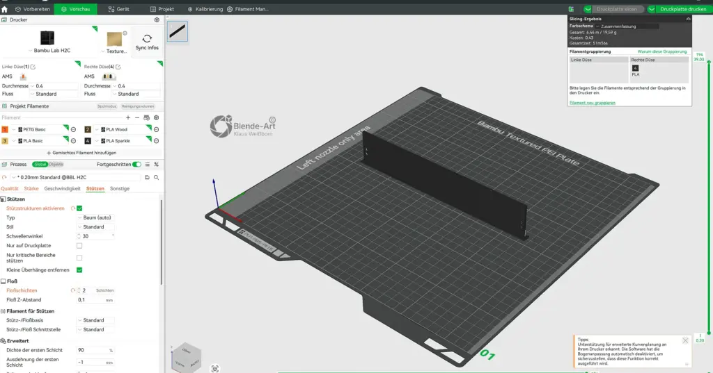 3D-Modell des Kapselhalters für Nespresso im Bambu Studio