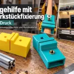 Beitragsbild zur 3D-gedruckten Sägehilfe mit Werkstückfixierung für Aluminiumprofile, Holz und Rundmaterial